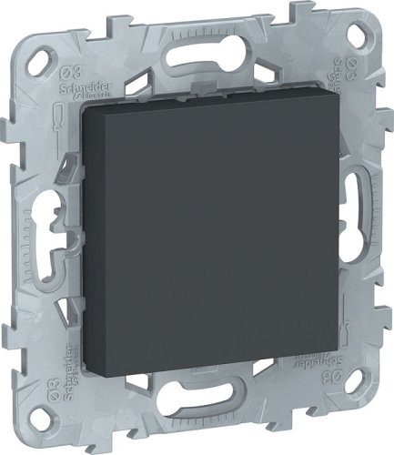 Заглушка без рамки Schneider Electric Unica New антрацит фото Заглушка без рамки Schneider Electric Unica New антрацит картинка